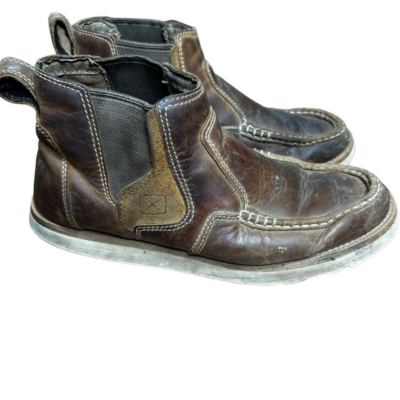 Twisted X 4” Chelsea wedge sole moc‎ toe boot sz 9 - Picture 1 of 8